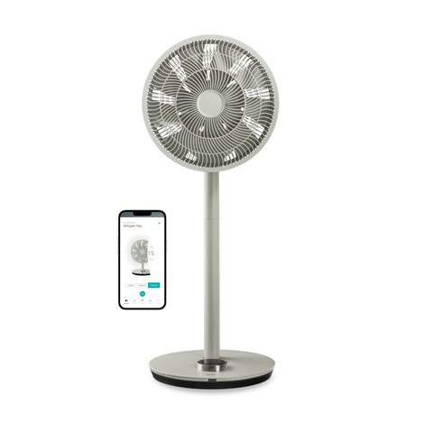 Duux | Fan | Whisper Flex Smart | Stand Fan | Sage | Diameter 34 cm | Number of speeds 26 | Oscillation | 3-29 W | Yes